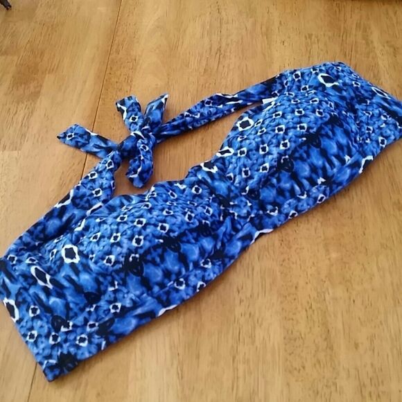 𝅺SWIM SEXY PlUS SIZE TRIBAL BANDEAU - Picture 1 of 8